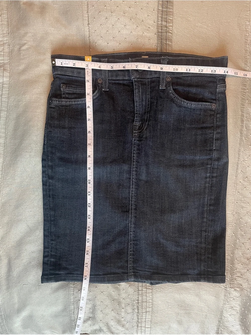 7 For All Mankind Denim Pencil Skirt - size  26
